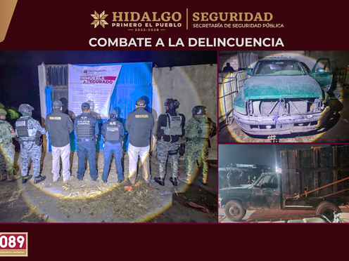 Logran decomiso de huachicol en Tula y desmantelan punto de droga