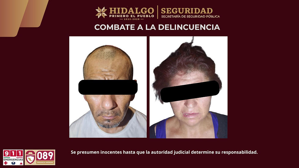 Detenidos punto de venta de narcóticos en Pachuca tras cateo
