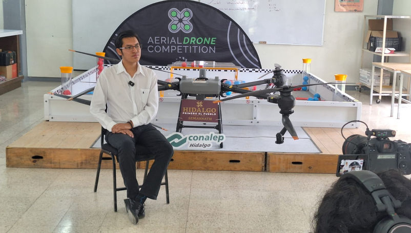 Desarrollan en Conalep Hidalgo dron Agrofly para reforestación
