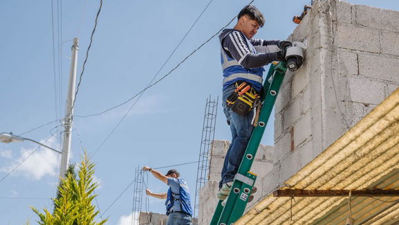Instalación de cámaras de videovigilancia en colonias y barrios de Pachuca