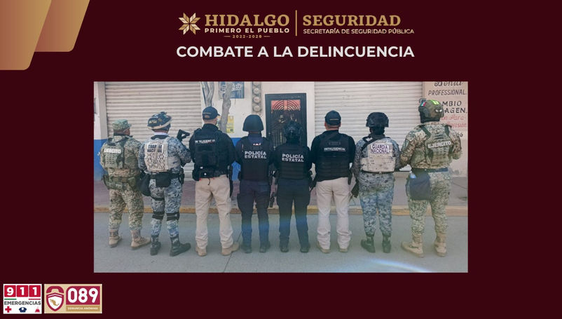 Desarticulan punto de narcomenudeo en San Agustín Tlaxiaca