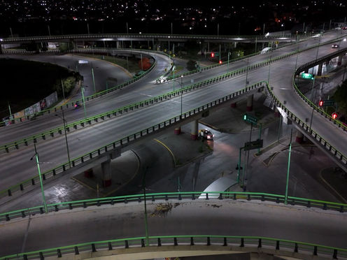Pachuca ilumina el bulevar Colosio con tecnología LED