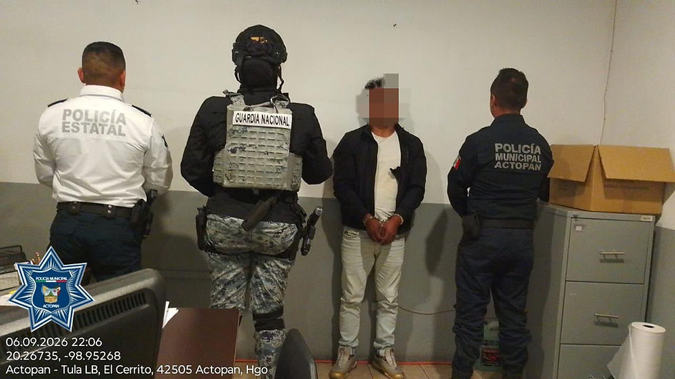 Recuperan motocicleta robada durante operativo vial en Actopan
