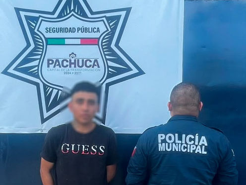 Detención por Robo de Autopartes en Pachuca