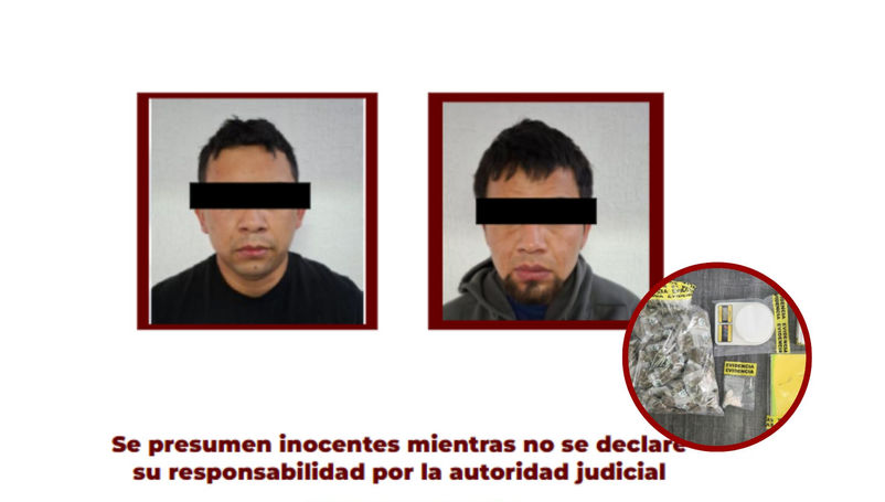 Detiene la PGJEH a dos hombres con narcóticos en Atitalaquia