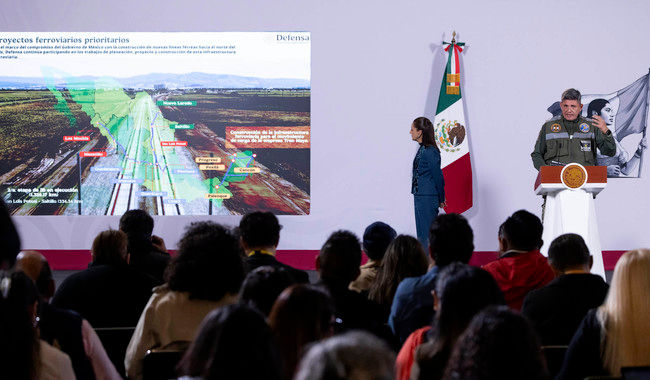 Construirá Sheinbaum 2,400 km de trenes; AIFA-Pachuca opera en 2027