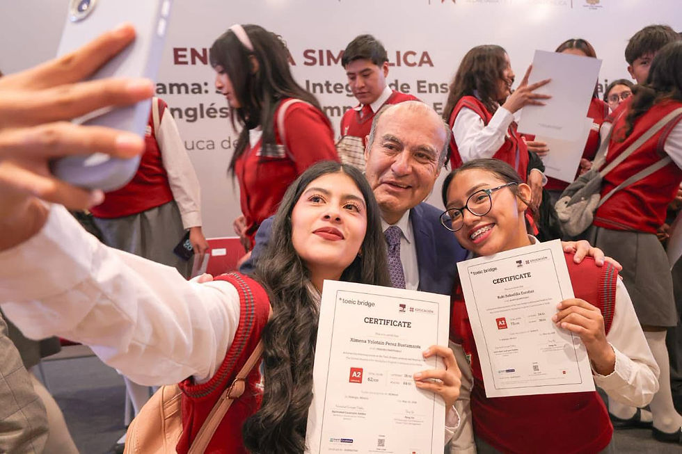 Certificación de inglés impulsa el futuro de 22 mil estudiantes en Hidalgo