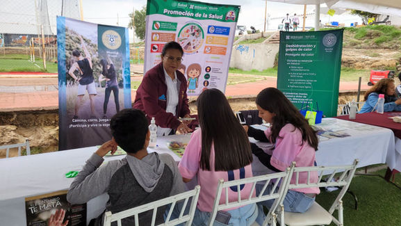 Atiende la Secretaría de Salud de Hidalgo a siete mil en planteles