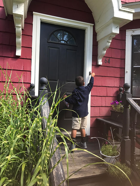 Warren knocking doors.jpg