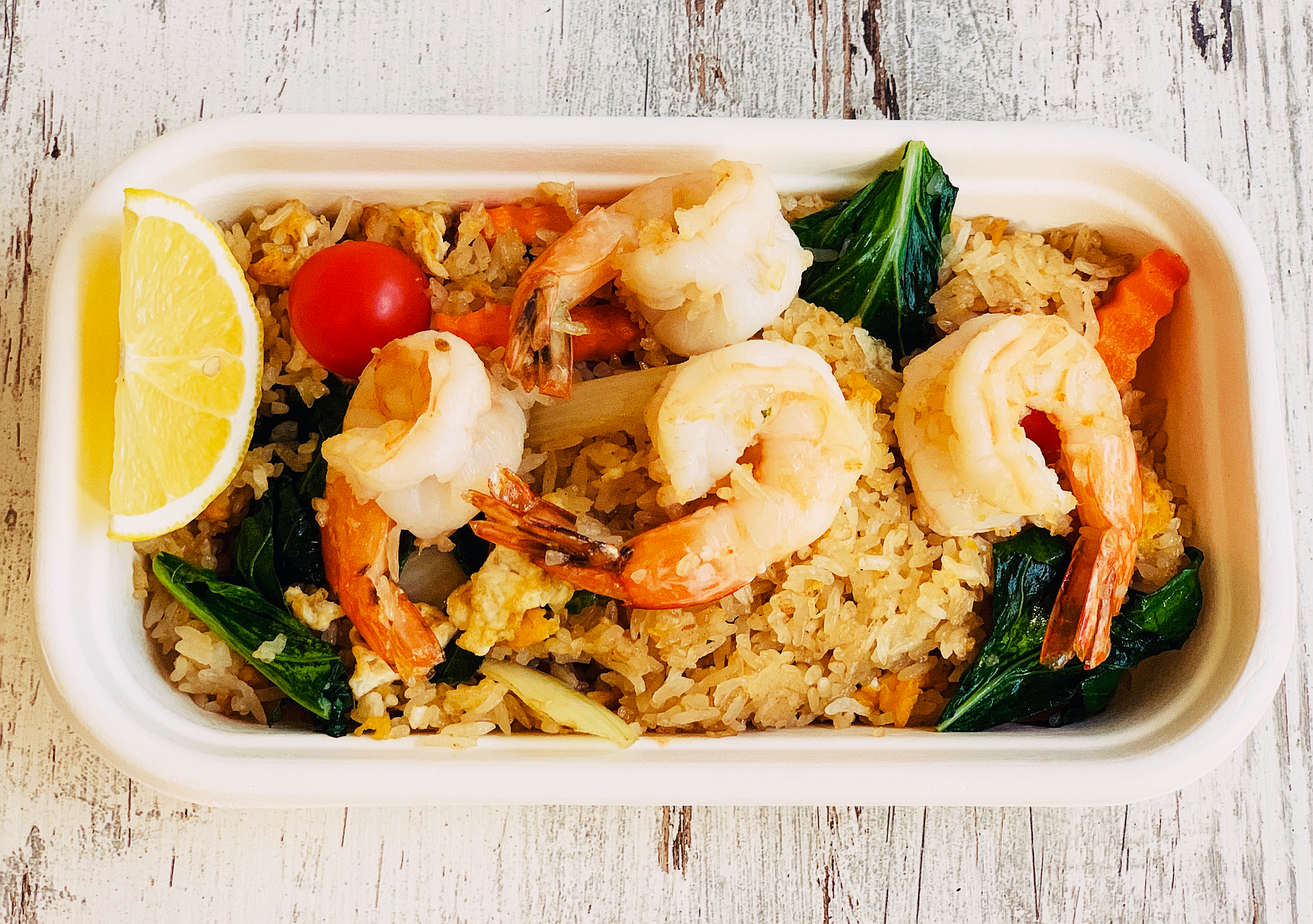 Arranged Food and Objects