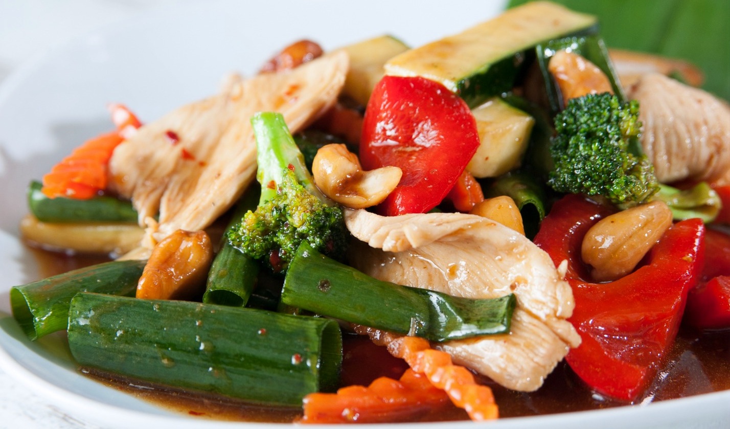 Arranged Food and Objects