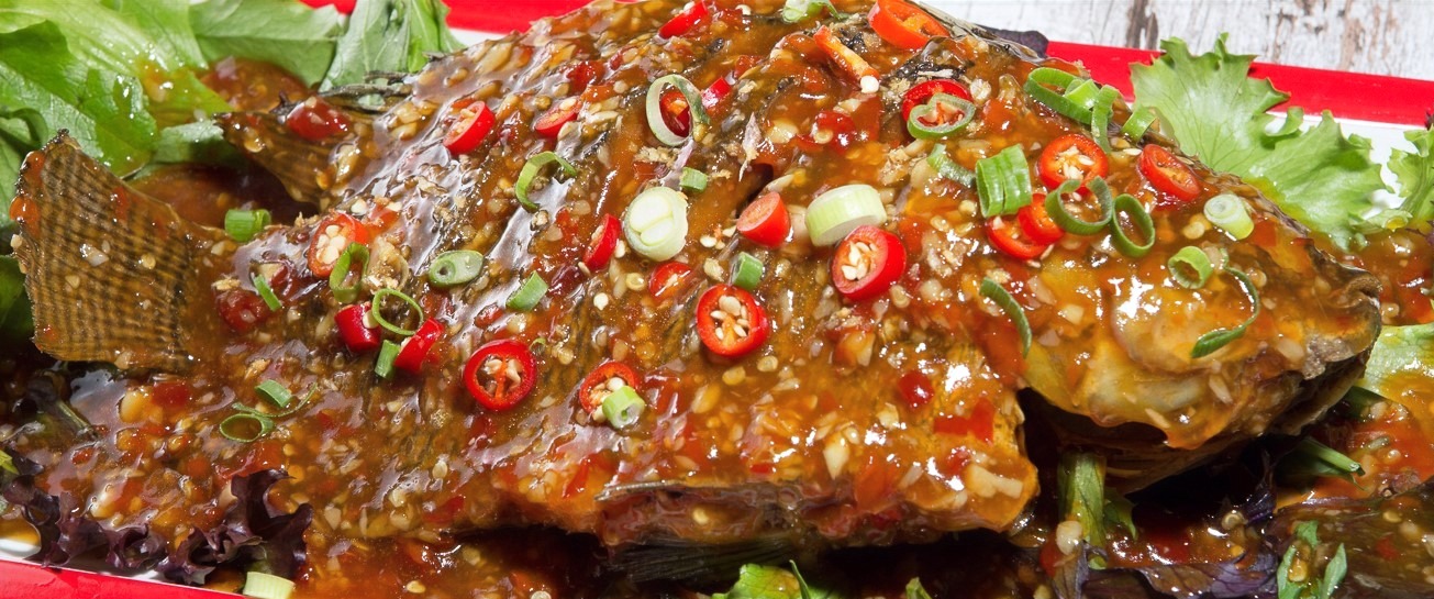 Arranged Food and Objects