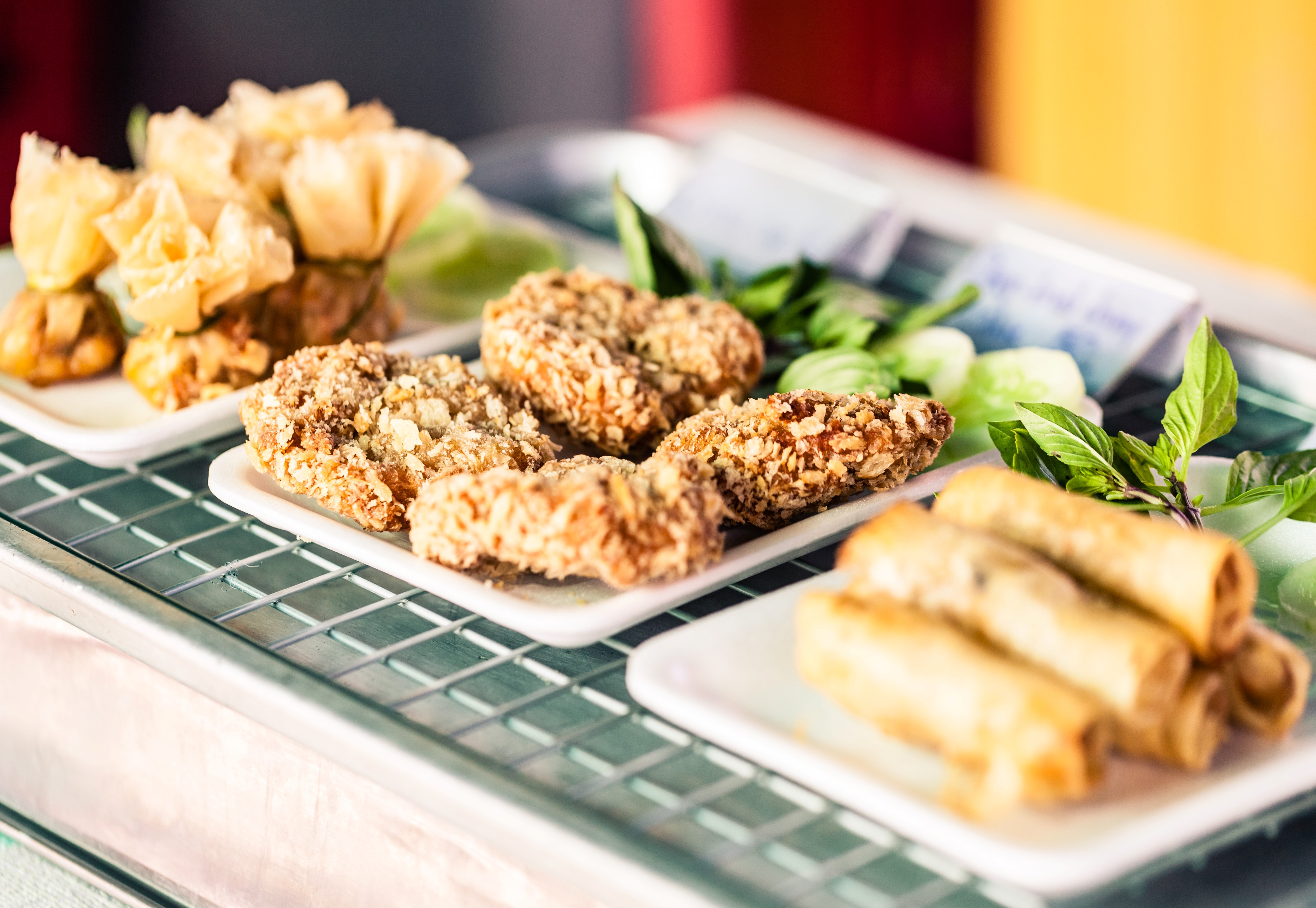 Arranged Food and Objects