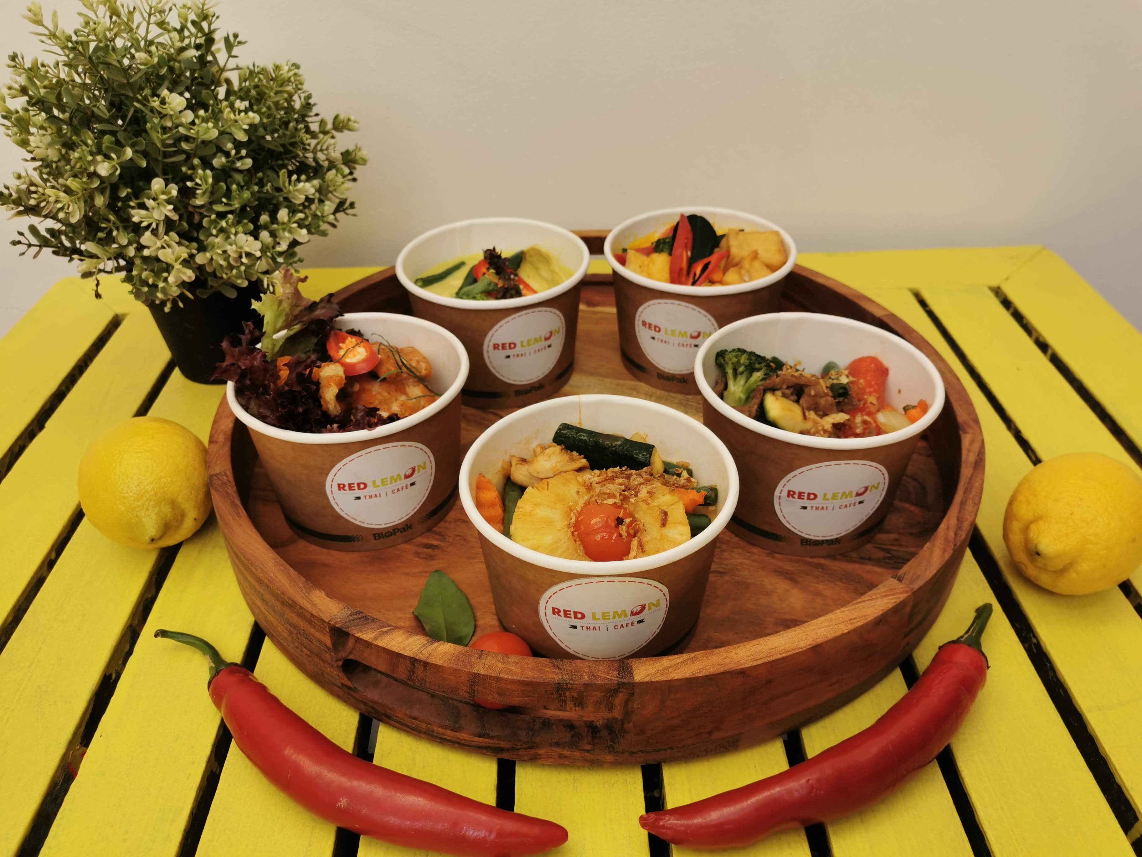 Arranged Food and Objects