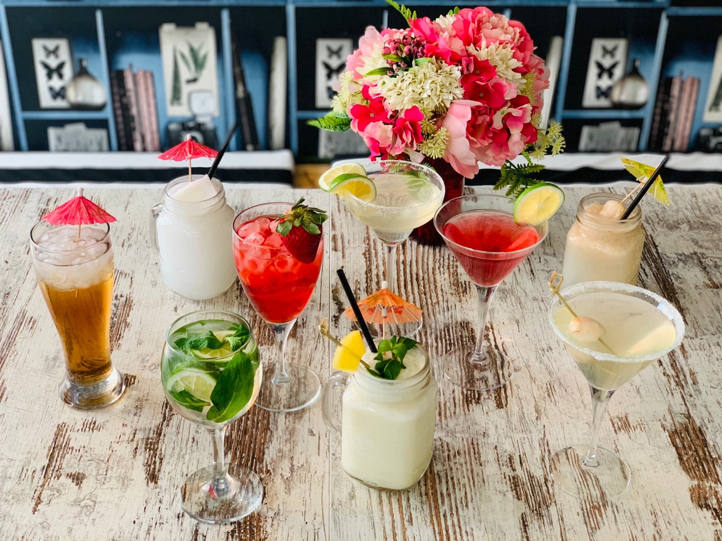 Arranged Food and Objects