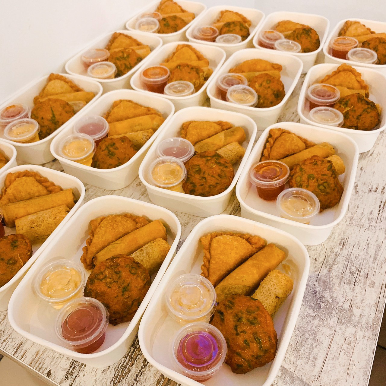 Arranged Food and Objects