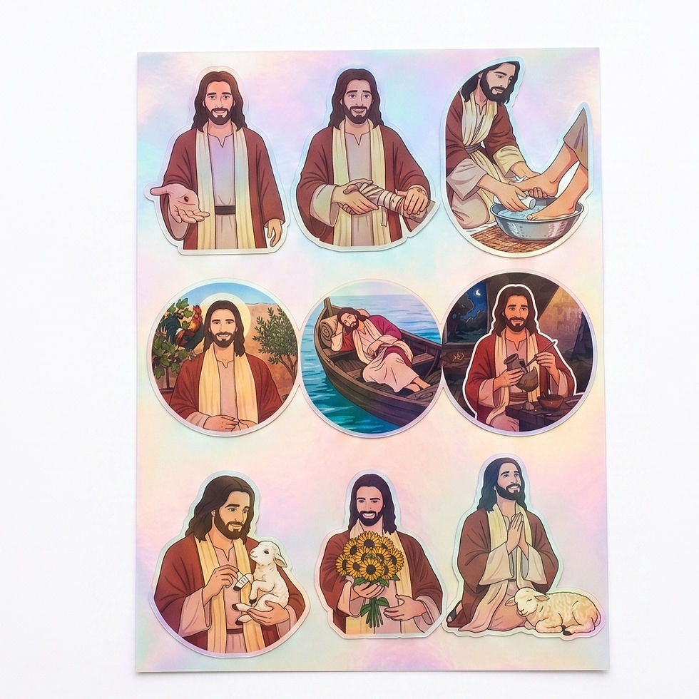 Miniatura: Sticker tornasol- Jesùs.