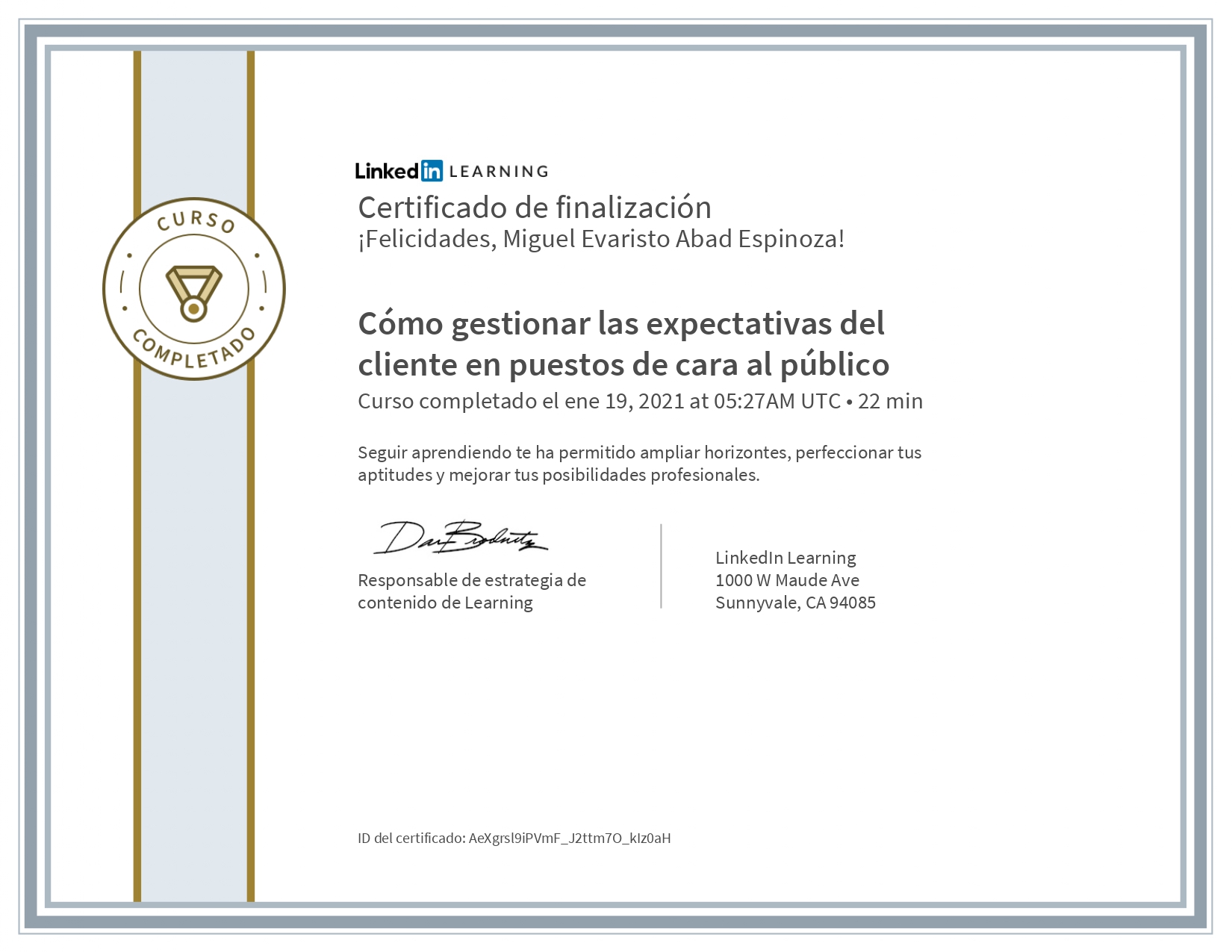 CertificadoDeFinalizacion_Como gestionar las expectativas del cliente en puestos de cara a