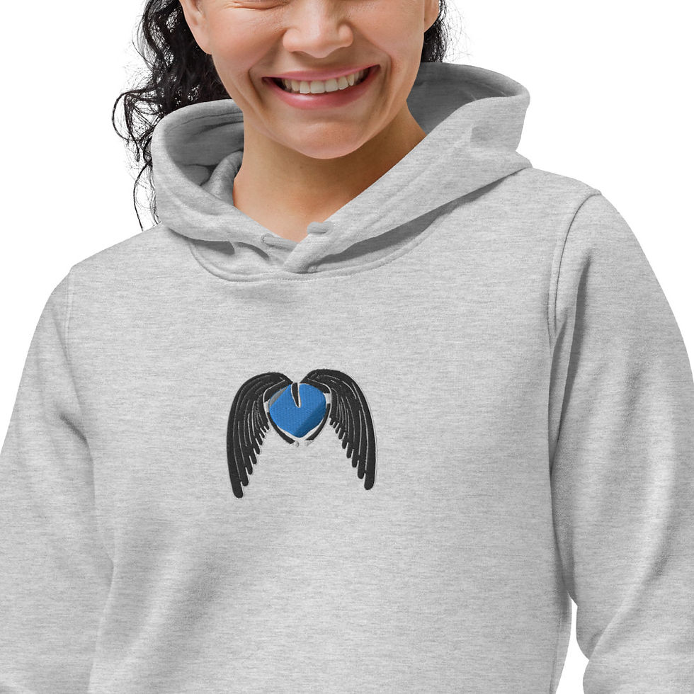 Thumbnail: Angel Face eco fitted hoodie