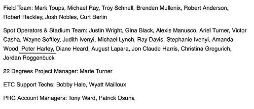 Lighting tech/Spotlight Op