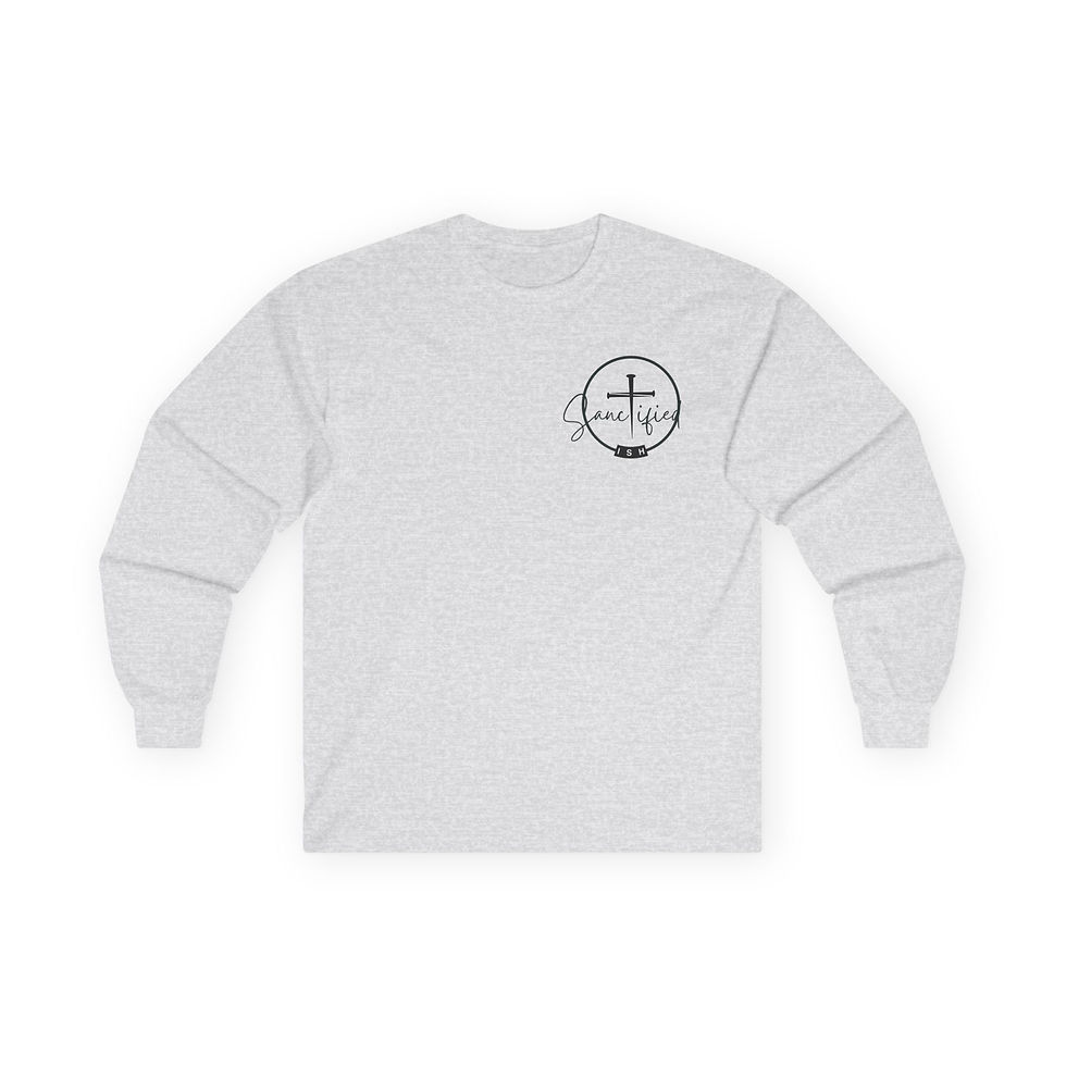 Thumbnail: Christian Long-Sleeve Tee: “Walking With Jesus - Even though I stumble.”