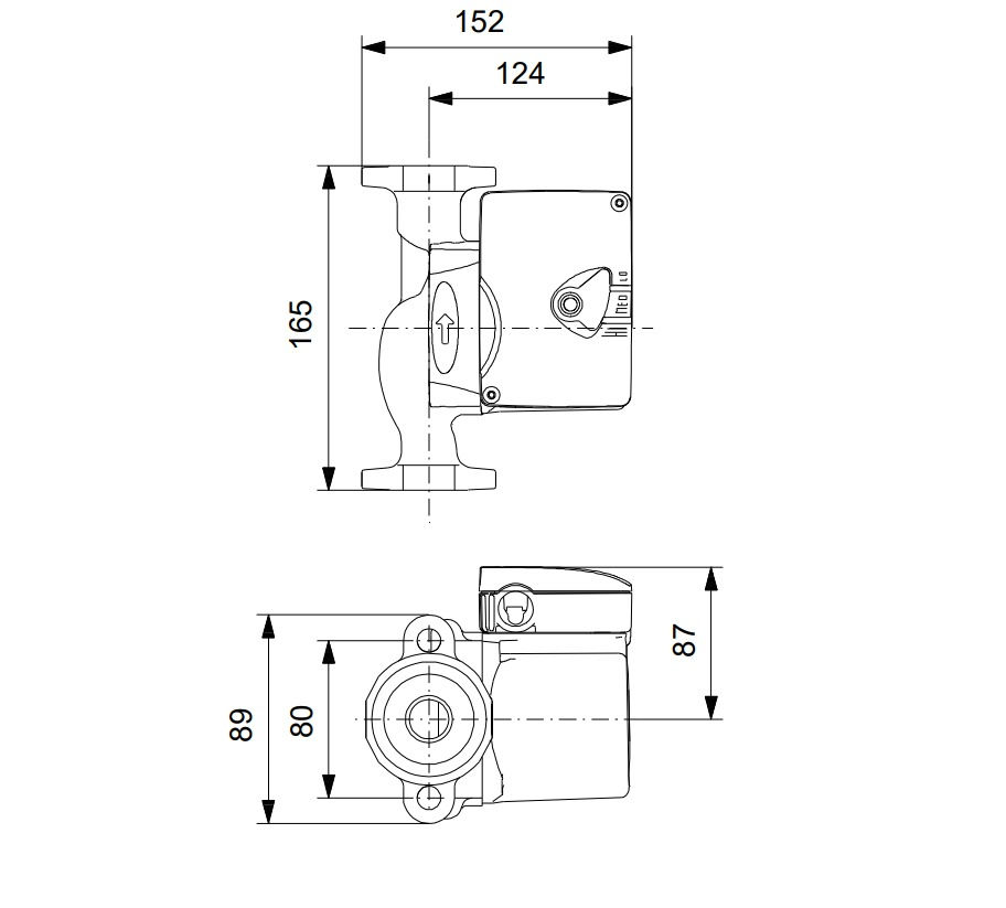 Miniatura: Bomba circuladora (UPS 26-99 FC)