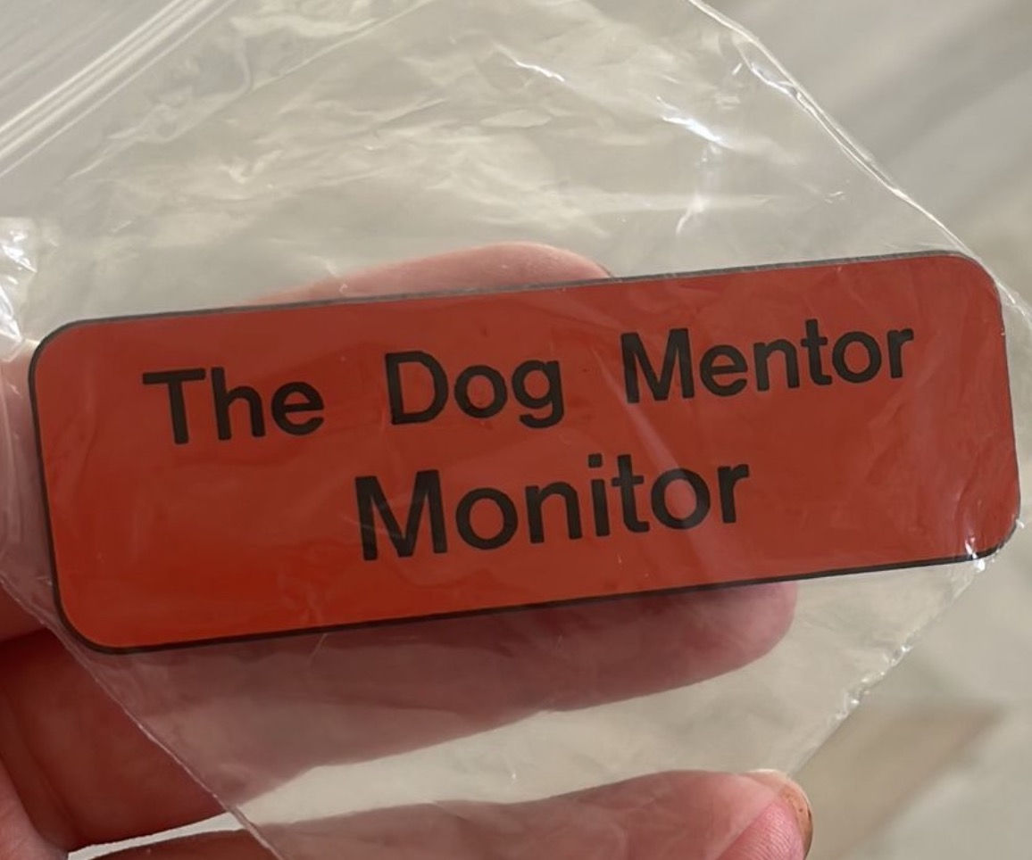 The Dog Mentor - Monitor Badge - with better value multi-packs