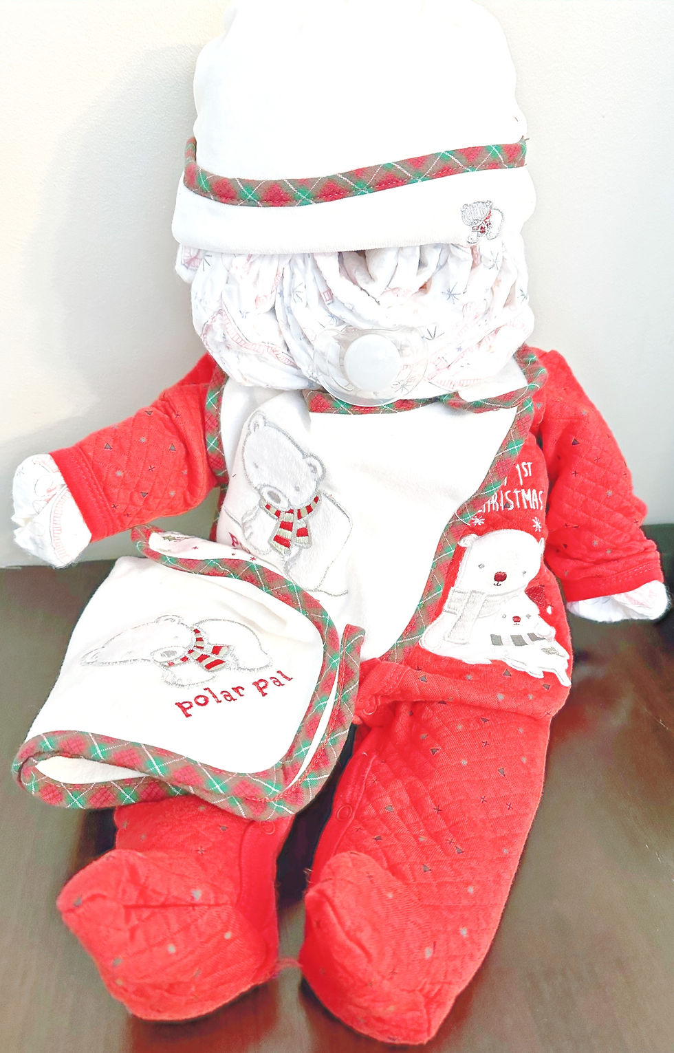 3~6 Months Polar Bear Diaper Baby