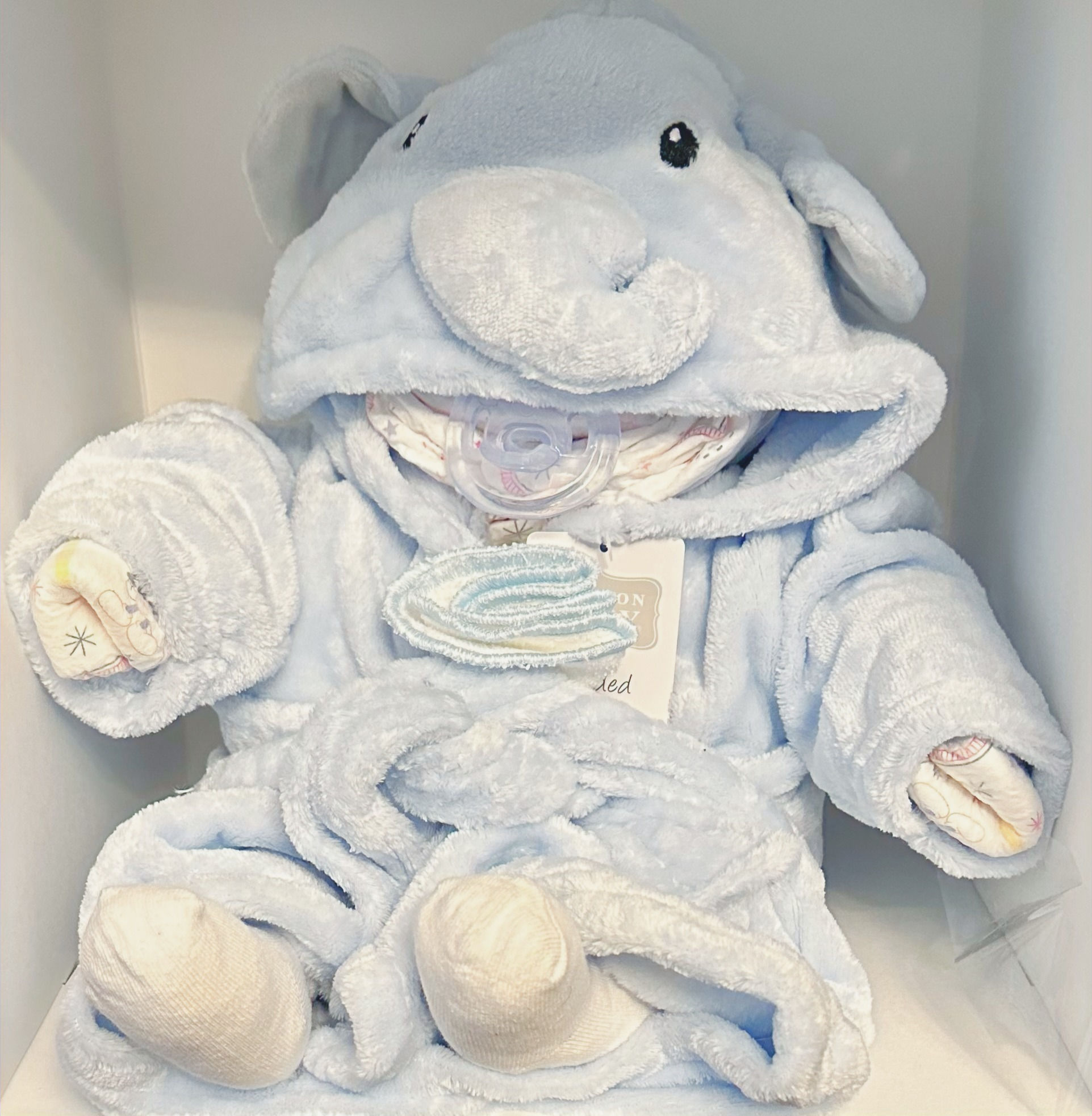 Elephant Boy Bath Time Baby
