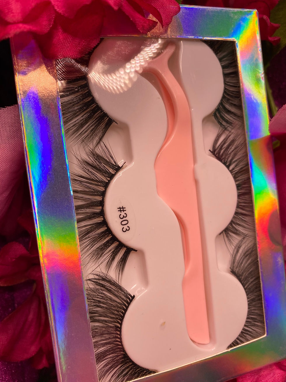 Thumbnail: 303 style: 3 strip lashes w/ tweezer