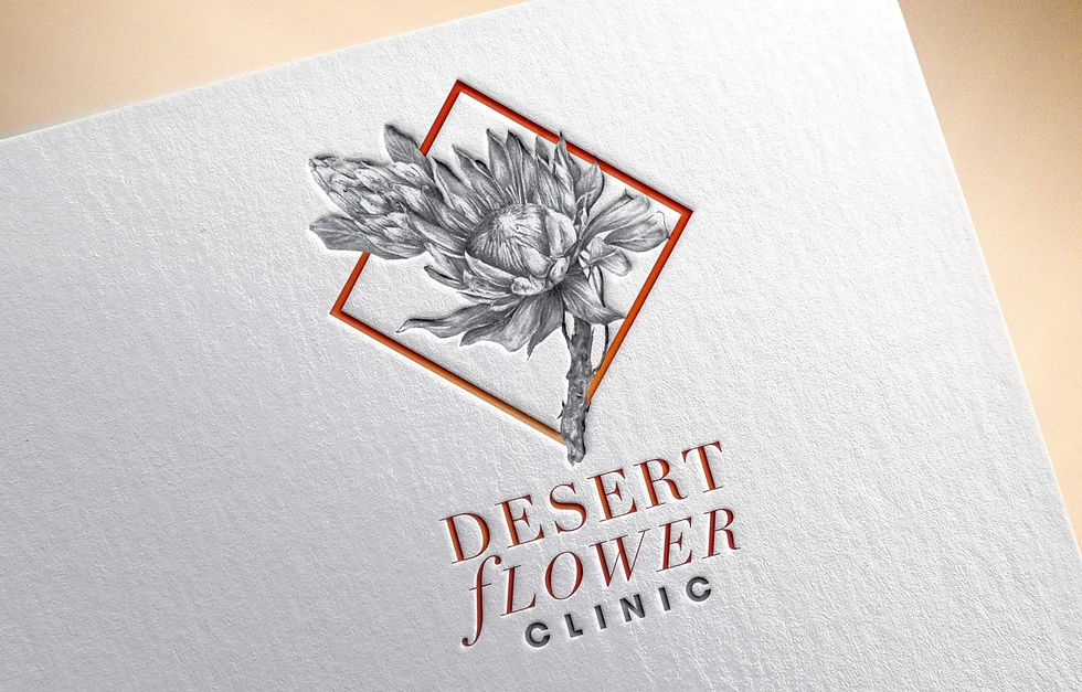 Desert Flower Mockup #1