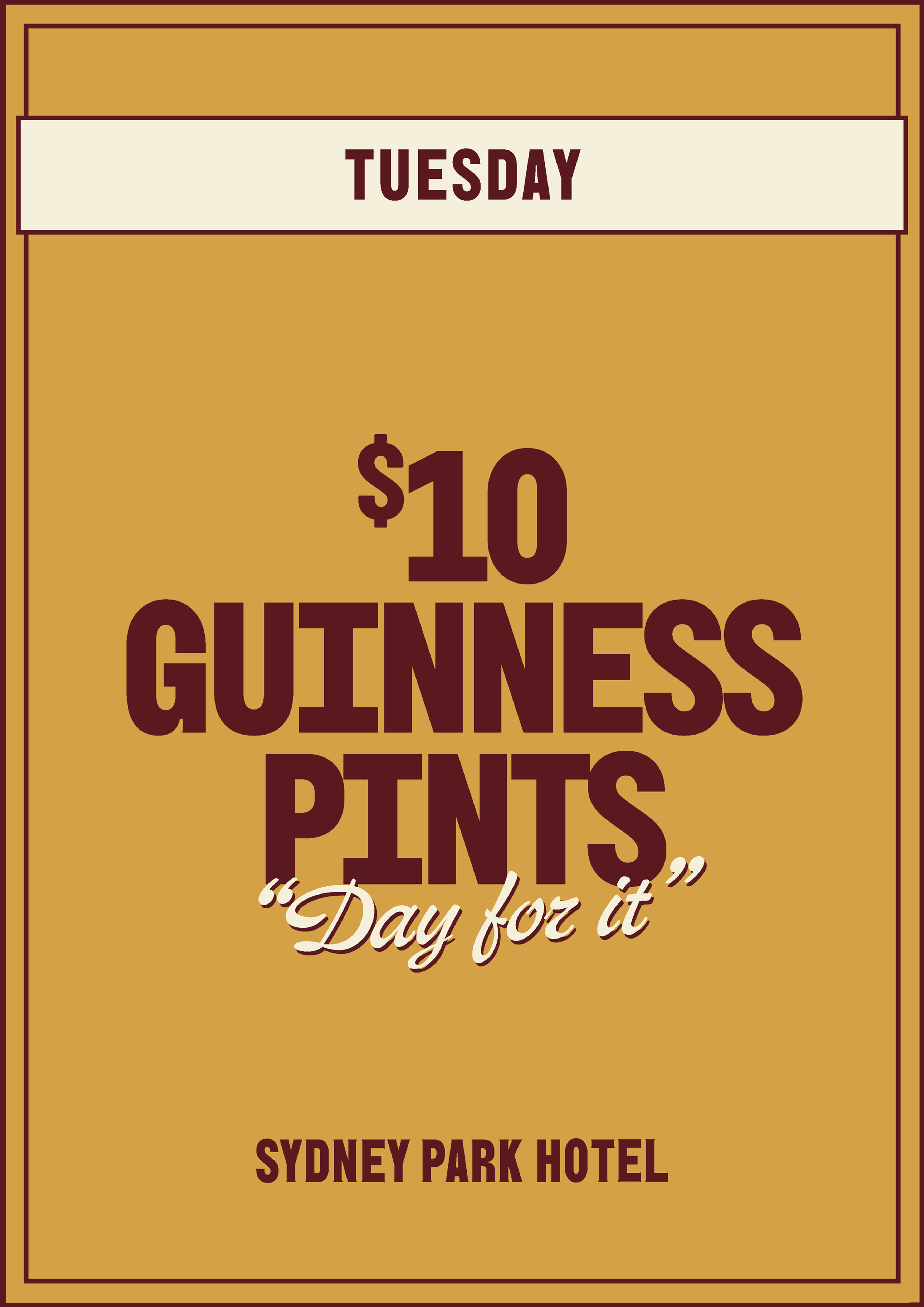 $10 Guinness Pints