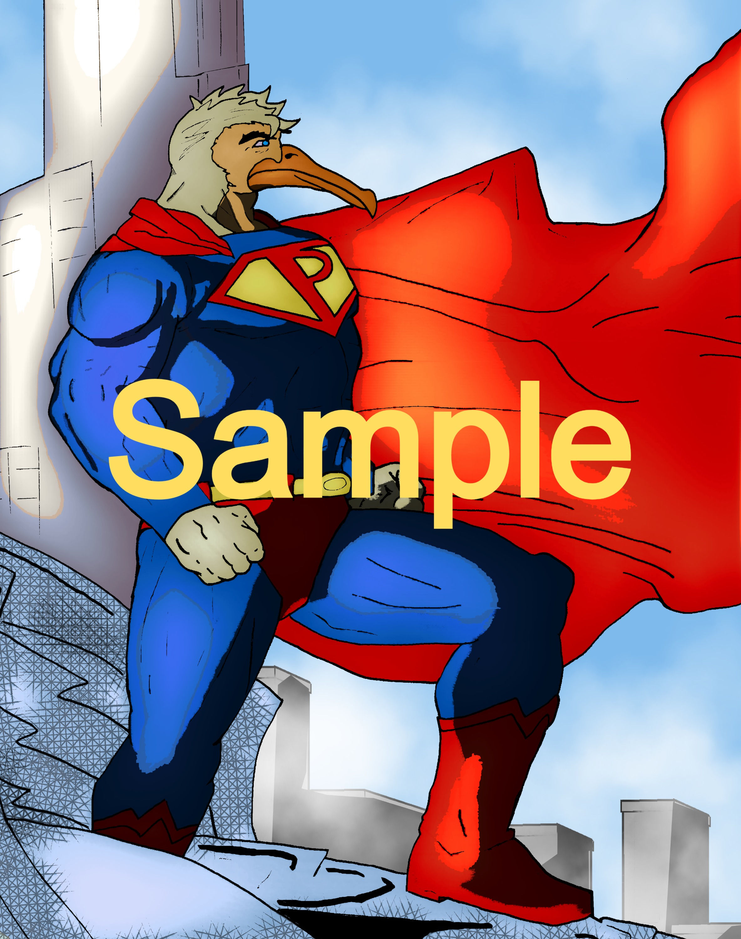 Super Peli 11x14 Matte Print (Peli Con 2024 Print) by Cory Daigrepont