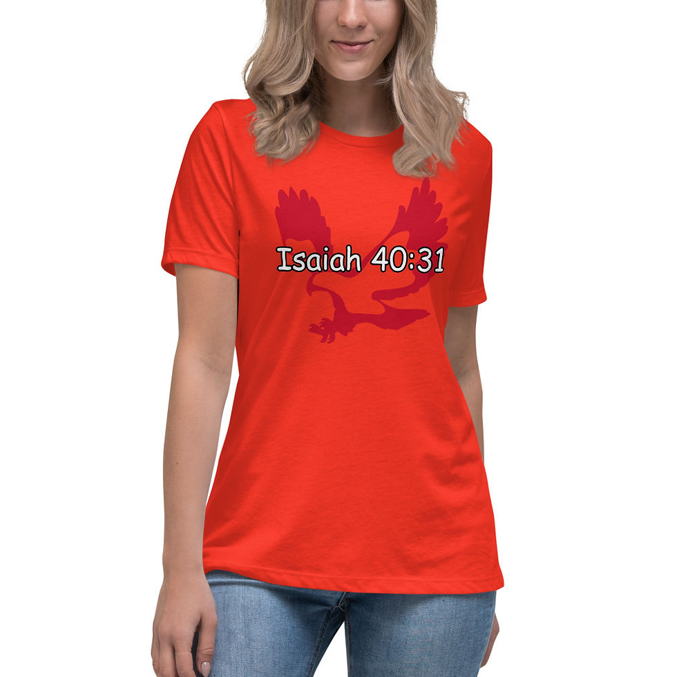 Thumbnail: Isaiah 40:31 #2 Women's Relaxed T-Shirt