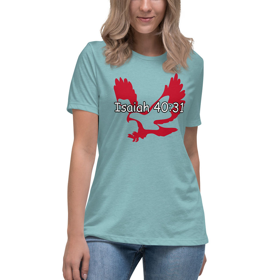 Thumbnail: Isaiah 40:31 #2 Women's Relaxed T-Shirt