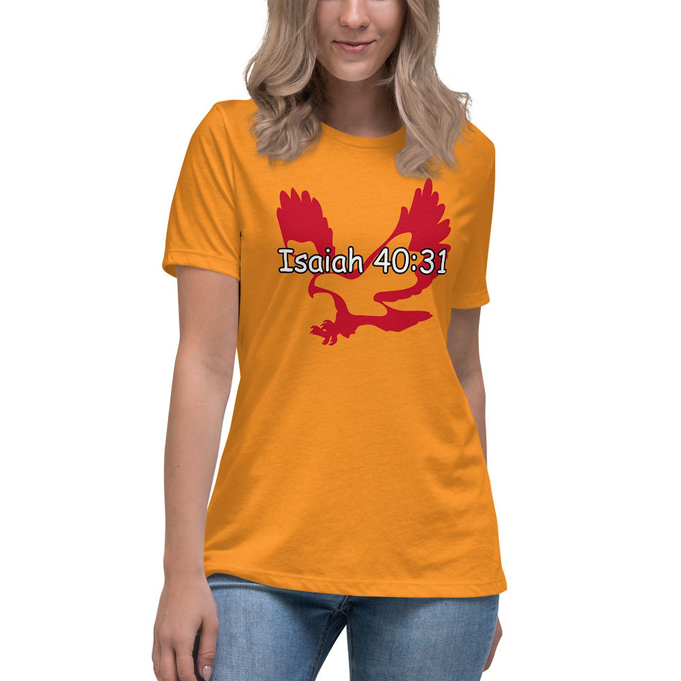 Thumbnail: Isaiah 40:31 #2 Women's Relaxed T-Shirt