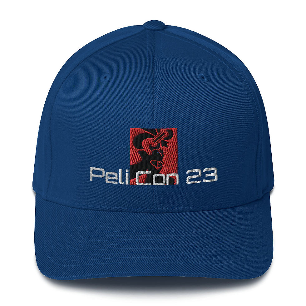 Thumbnail: Peli Con 23 with Fleur-De-Lis Flexfit Structured Twill Cap