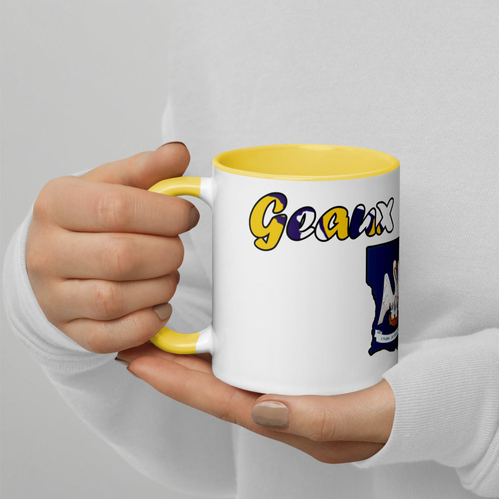 Geaux LA Local Mug with Color Inside