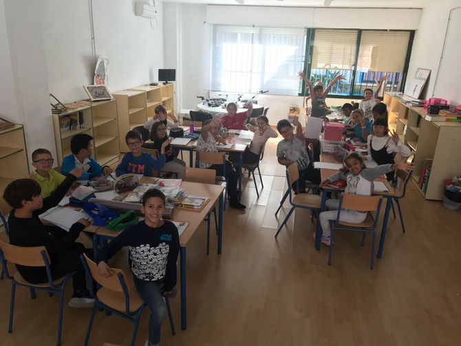 Hoy hemos visitado nuestra biblioteca