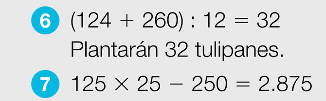 MATEMÁTICAS: Soluciones actividades número 6 y 7 página 211.