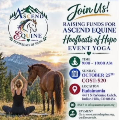 Ascend Equine Hoofbeats of Hope Yoga Fundraiser