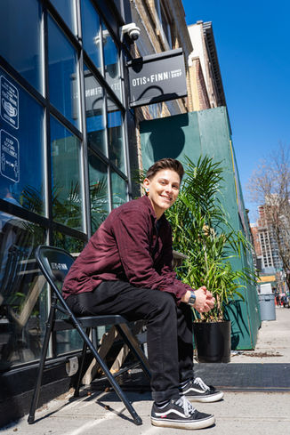 Shannon Gerarde Master Barber at Otis and Finn Barbershop Greenpoint Location