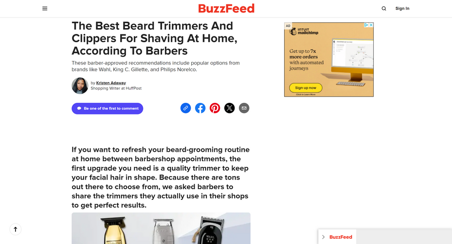Best beard trimmers for at home use with featured articles from master barbers at Otis & Finn Barbershop