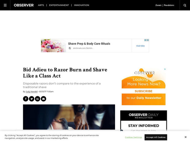 Bid Adieu to Razor Burn and Shave Like a Class Act