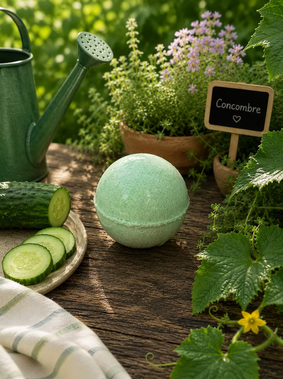 Bombe de bain - Promenade au jardin