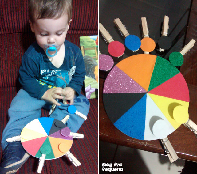 Aprendendo com retalhos de cores