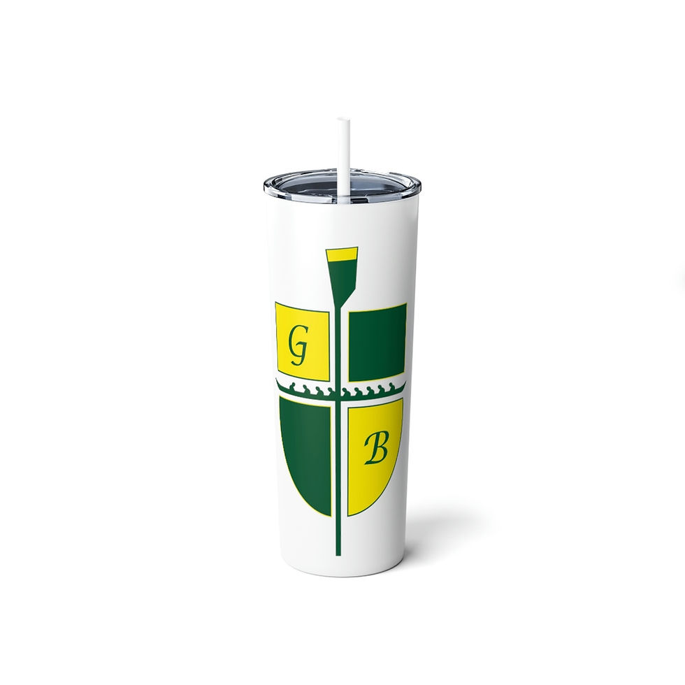 Thumbnail: Great Bridge Crew Skinny Steel Tumbler with Straw, 20oz
