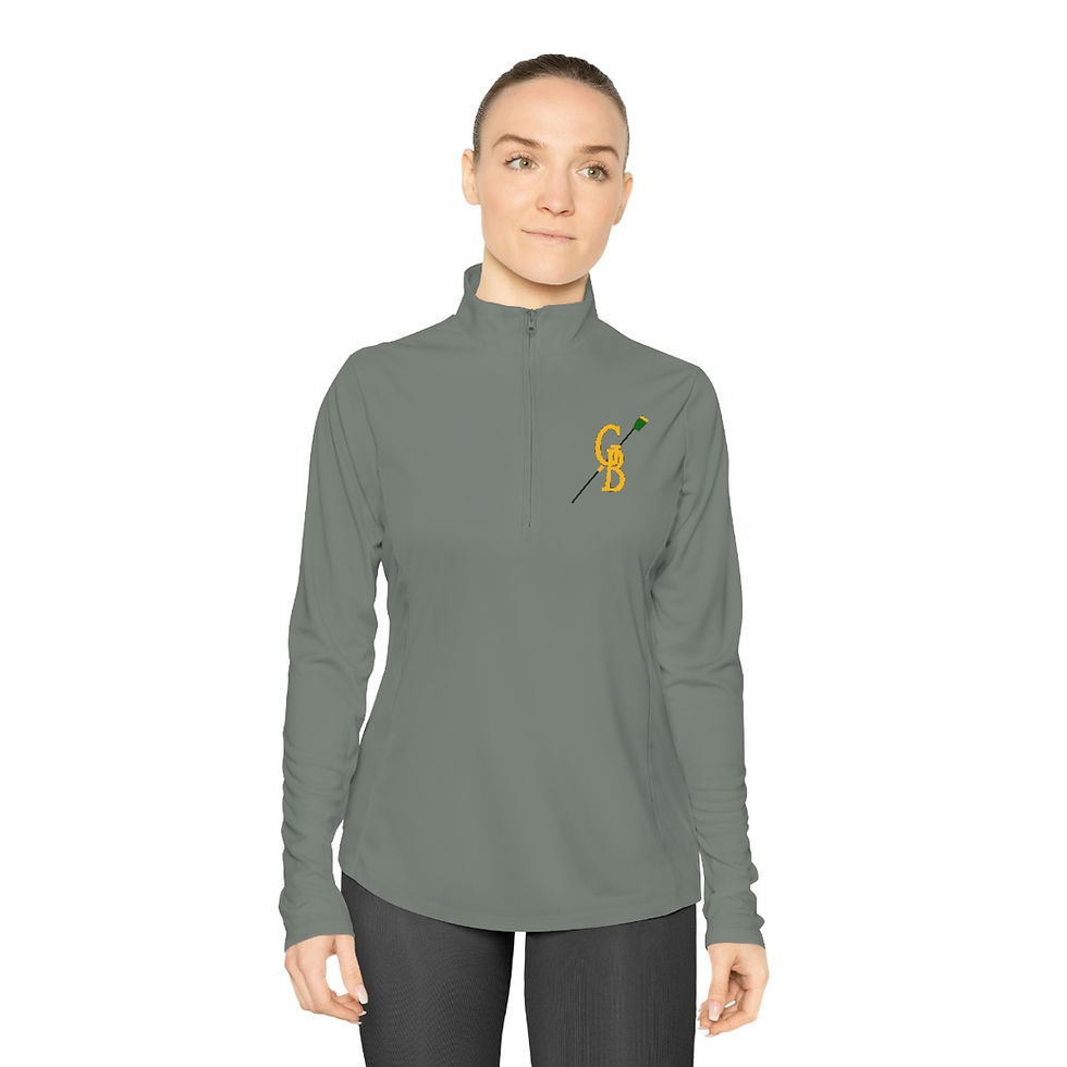 Thumbnail: Great Bridge Crew Ladies Quarter-Zip Pullover