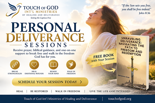 Personal deliverance sessions