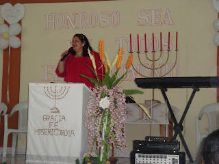 Wife of preacher speaking